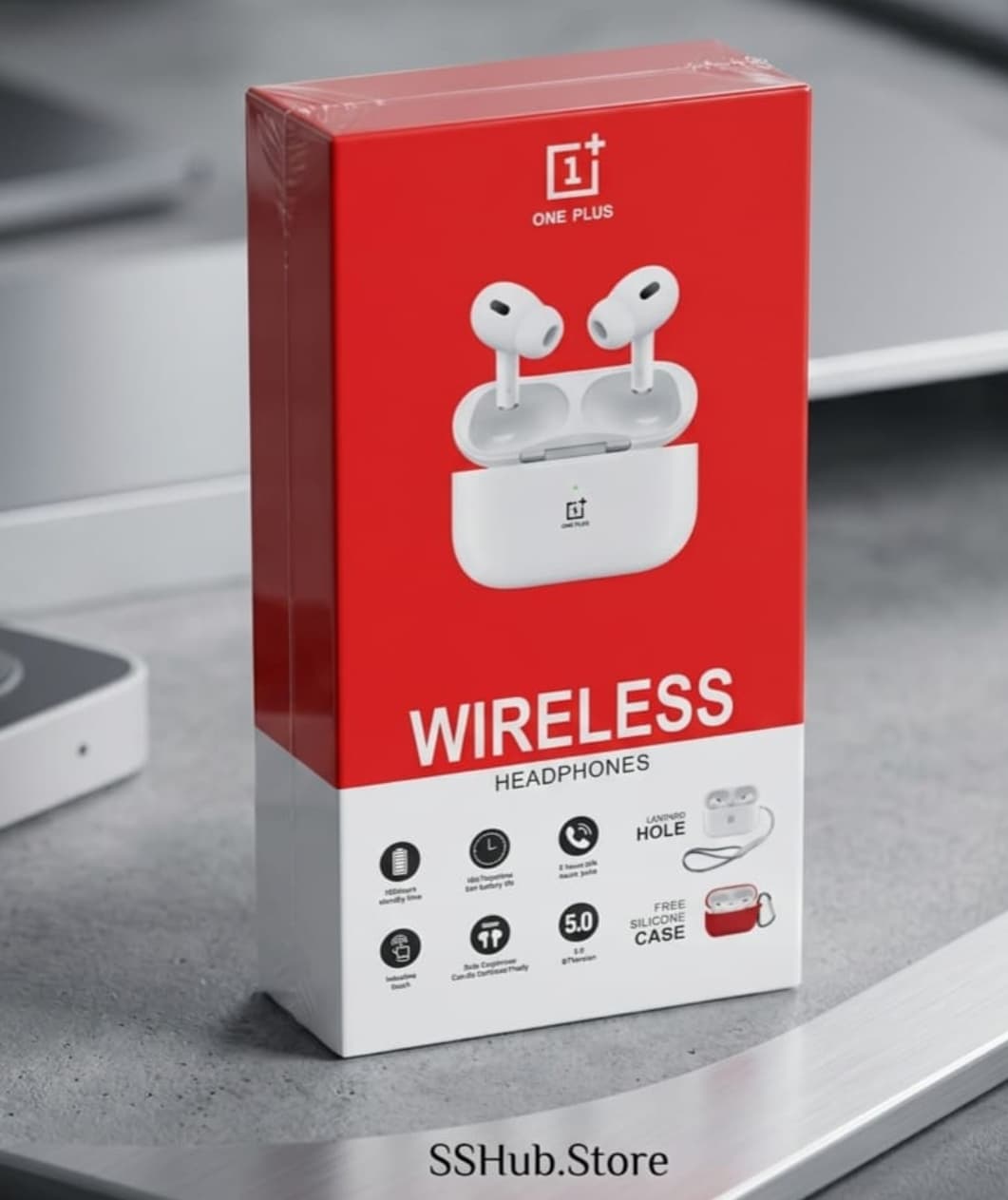 OnePlus Style Wireless Earbuds with Silicone Case - product photo 2 - SSHUB